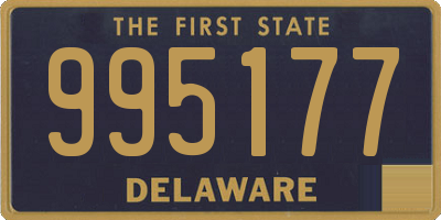 DE license plate 995177