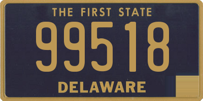 DE license plate 99518