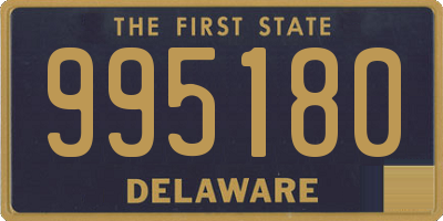 DE license plate 995180