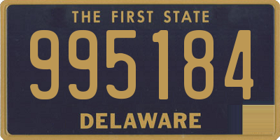 DE license plate 995184