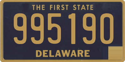 DE license plate 995190