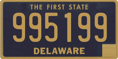 DE license plate 995199