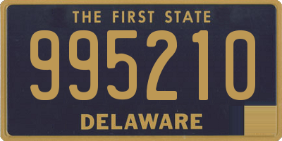 DE license plate 995210