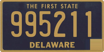 DE license plate 995211