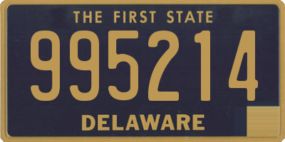 DE license plate 995214