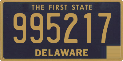 DE license plate 995217