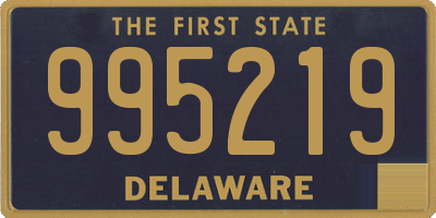 DE license plate 995219