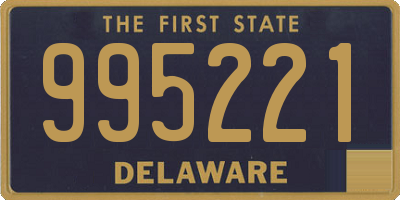 DE license plate 995221