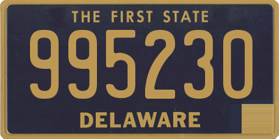 DE license plate 995230