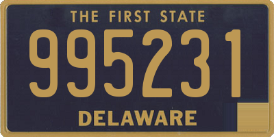 DE license plate 995231