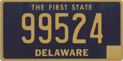 DE license plate 99524