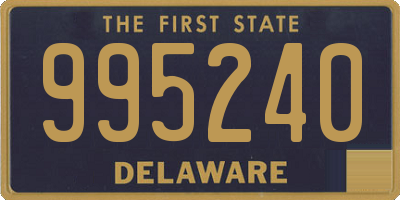 DE license plate 995240