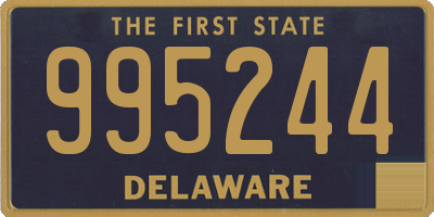 DE license plate 995244