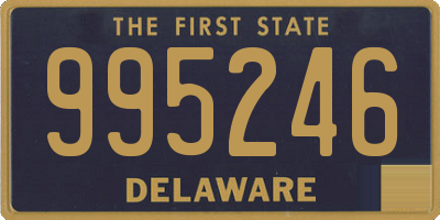 DE license plate 995246