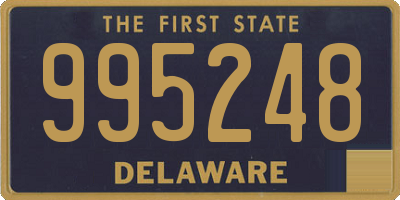 DE license plate 995248