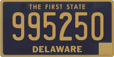 DE license plate 995250