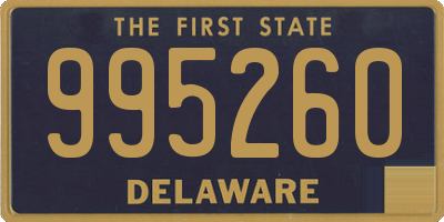 DE license plate 995260