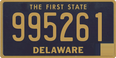 DE license plate 995261