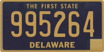 DE license plate 995264