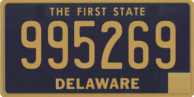 DE license plate 995269