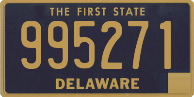 DE license plate 995271