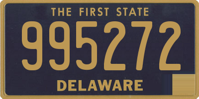 DE license plate 995272