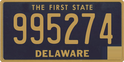 DE license plate 995274