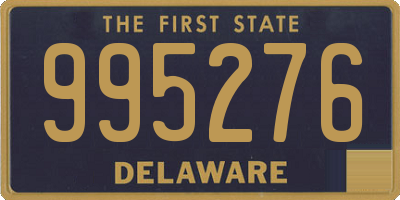 DE license plate 995276