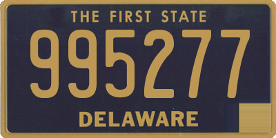 DE license plate 995277