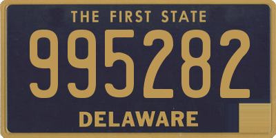 DE license plate 995282