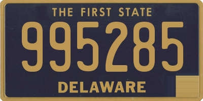 DE license plate 995285