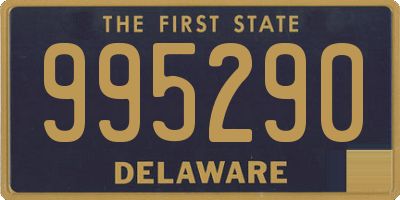 DE license plate 995290