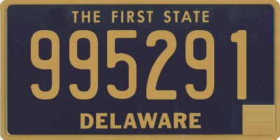 DE license plate 995291