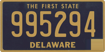 DE license plate 995294