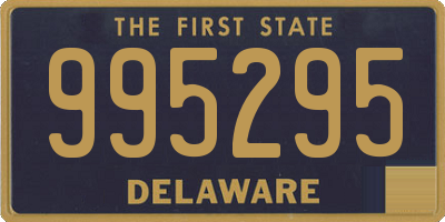 DE license plate 995295