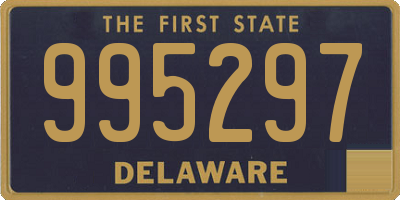 DE license plate 995297
