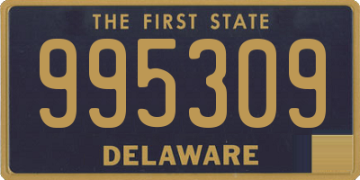 DE license plate 995309