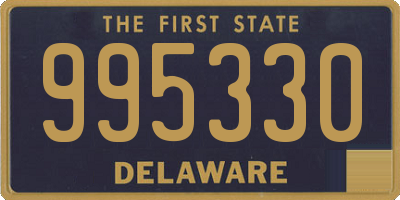 DE license plate 995330