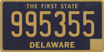 DE license plate 995355