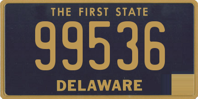 DE license plate 99536