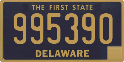 DE license plate 995390