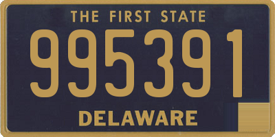 DE license plate 995391