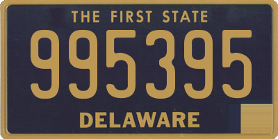 DE license plate 995395