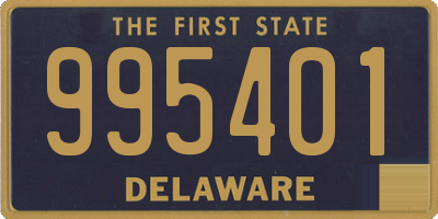 DE license plate 995401