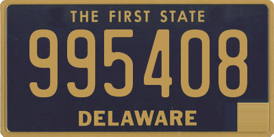 DE license plate 995408