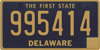 DE license plate 995414