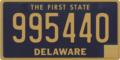 DE license plate 995440