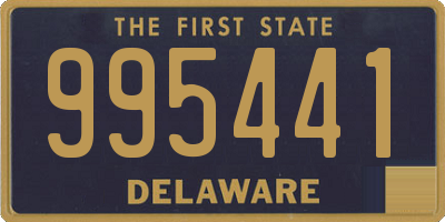 DE license plate 995441