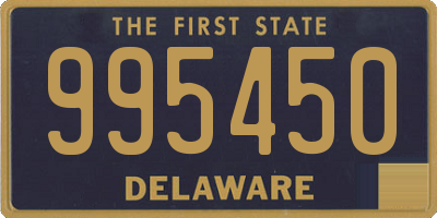 DE license plate 995450