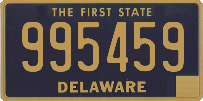 DE license plate 995459